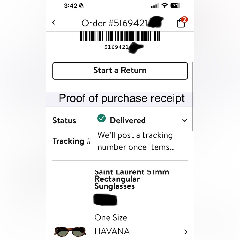 Saint Laurent SL 601 002 Rectangular Havana Green 51 mm-20-145 Unisex Sunglasses - Picture 16 of 16